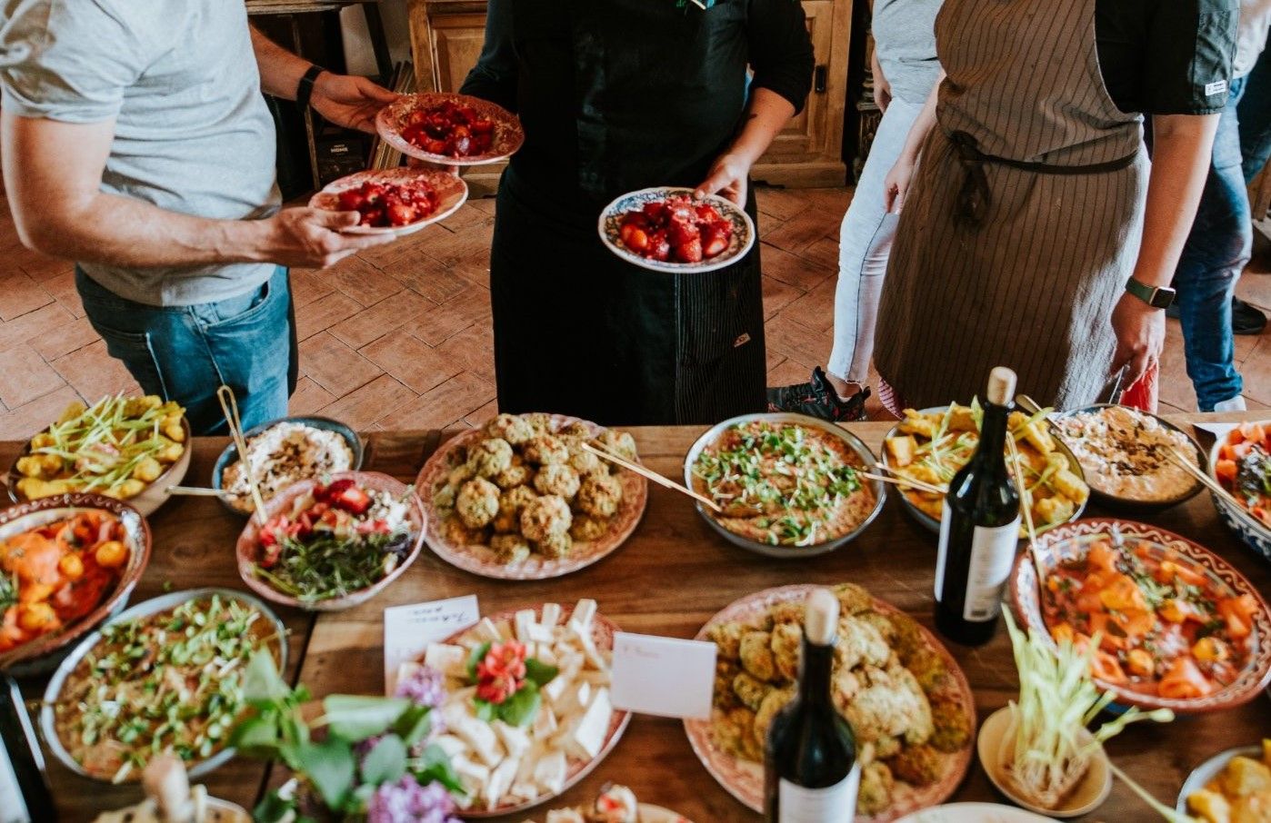 Traditional food in Viscri