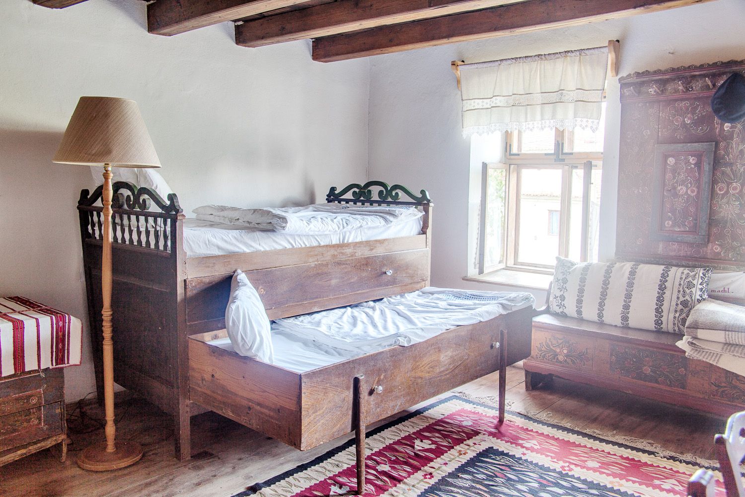 Interior of a Saxon house